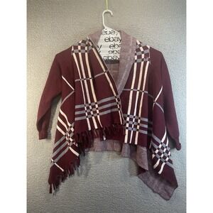 Venus‎ Women's Black, White, Grey Sweater, Cover, Shawl Size Large